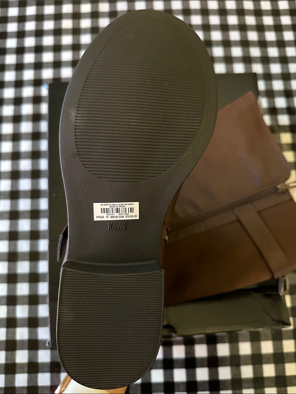 torrid Brown Tall Buckle Riding Boots - Picture 4 of 4